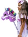 HLAVA KOŇA JEDNOROŽCA PLYŠ NA PALICI ZVUKY HOBBY HORSE NEW! Značka Madej