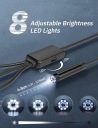 КАМЕРА ENDOSKOPOWA INSPEKCYJNA LED (СВІТЛОДІОД) 1M 5.5MM USB 3W1 ПОВНИЙ HD DO IPHONE PC  (18389600751) фото min 6