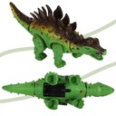 Dinozaur Stegozaur zabawka interaktywna na baterie chodzi świeci ryczy Marka Ikonka