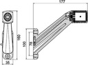 HELLA 2VP 340 961-111 Lampa tylna zespolona Strona zabudowy lewa