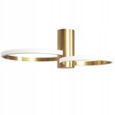 LAMPA SUFITOWA NOWOCZESNA ŻYRANDOL PLAFON LED ZŁOTY LAMPA RING PIERŚCIEŃ