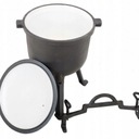Чугунный охотничий казан, стоячая кастрюля, 8л.