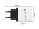 БЫСТРОЕ МОЩНОЕ СЕТЕВОЕ ЗАРЯДНОЕ УСТРОЙСТВО 3 ИСТОЧНИКА ПИТАНИЯ USB QC 3.0 БЫСТРАЯ ЗАРЯДКА