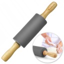 МИНИ-ВРАЩАЮЩИЙСЯ СИЛИКОНОВЫЙ ВАЛОК ДЛЯ ТЕСТА, 23 СМ