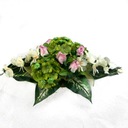 Гробница для могильной композиции искусственные цветы + бесплатно