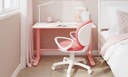 Розовый регулируемый стол для детской комнаты