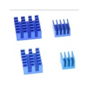 Радиаторы Raspberry Pi4 (RPI4) — набор из 4 BLU