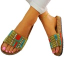 KLAPKI DAMSKIE NA KORKU STYLOWE PROFILOWANE