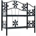 МЕТАЛЛИЧЕСКАЯ ПОЛКА САДОВАЯ ПОДСТАВКА ДЛЯ ЦВЕТОВ, 2 ПОЛКИ