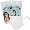 НАБОР ОДНОРАЗОВЫХ БЕЛЫХ МАСОК 10 ШТ.