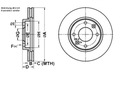 DISCO HAM. PEUGEOT P. 106- 205- 206- 306 86- 