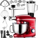 КУХОННЫЙ ПРОЦЕССОР ПЛАНЕТАРНЫЙ МИКСЕР КЕРЧЬ РОТАЦИОННЫЙ КРАСНЫЙ 6,2 Л АКСЕССУАРЫ