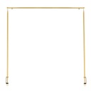 Esschert Design Декоративная стойка над столом, с зажимом, золото