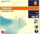 ГАЛОГЕННАЯ ЛАМПОЧКА OSRAM 12В 20Вт G4 300лм/комплект-2шт