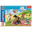 PUZZLE MAXI PSI PATROL NA KOCU DUŻE DLA DZIECI 14346 TREFL 24 EL. 40x60CM Kod producenta 14346