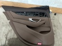 MERCEDES W213 E КЛАСС ДВЕРЬ СЛЕВА ЗАДНЯЯ КОРИЧНЕВАЯ КОЖА