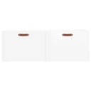 vidaXL Závesná skrinka, biela do vysokého lesku, 100x36,5x35 cm Výška nábytku 1 cm