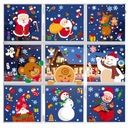 РОЖДЕСТВЕНСКИЕ НАКЛЕЙКИ РОЖДЕСТВЕНСКИЕ УКРАШЕНИЯ ОКНА СНЕЖИНКИ РОЖДЕСТВО