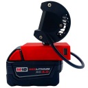 ФАРА DO MILWAUKEE 18V M18 ГАЛОГЕН РОБОЧИЙ LED (СВІТЛОДІОД) МАКС +USB  (18832800518) фото min 11