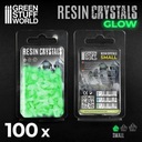 Green Glow Resin Crystals Small kryształy 100 szt. Wydawca Green stuff world