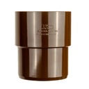 Złączka Rynny 100 Rury Spustowej ŁĄCZNIK RYNNOWY BRĄZOWY Kaczmarek Karolina