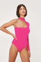 A1D007 РОЗОВОЕ АСИММЕТРИЧНОЕ БОДИ NASTY GAL S