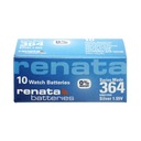АККУМУЛЯТОР RENATA SR621SW 621 364 1,5 В ШВЕЙЦАРИЯ