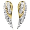 ЗОЛОТЫЕ СЕРЬГИ Крылья Ангела 585+ БЕСПЛАТНО