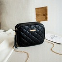 L115 Dámska prešívaná kabelka Rameno Chanelka čierna Hmotnosť (s balením) 1.01 kg