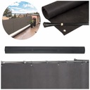 OSŁONA NA BALKON 0,5X4M GRAFITOWA MATA BALKONOWA