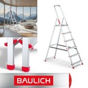 6-ступенчатая алюминиевая бытовая лестница BAULICH, БЕСПЛАТНЫЙ крючок, ПОЛЬСКИЙ продукт