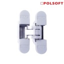 POLSOFT W978 Петля CEMOM, сатиновый хром, с колпачками