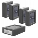 2x СОЛНЕЧНЫЕ СВЕТОДИОДНЫЕ ЛАМПЫ НАРУЖНЫЙ НАСТЕННЫЙ СВЕТИЛЬНИК СОЛНЕЧНАЯ САДОВАЯ ЛАМПА