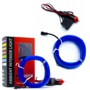 ВОЛОКОННО-ОПТИЧЕСКАЯ СВЕТОДИОДНАЯ ЛЕНТА ДЛЯ АВТОМОБИЛЯ - СИНАЯ 5 М