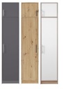 шкаф, полка, бельевой шкаф, Серый SMART SR5