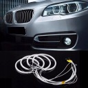4X COLOR WHITE RINGS EYES ANIOLA DO BMW E46 SEDAN CCFL ANGEL EYES  photo 6