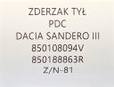 NEUF ORIGINAL PARE-CHOCS ARRIÈRE DACIA SANDERO III STEPWAY 6X PDC 2020-photo 11