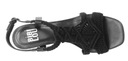 Sandały Bibi Lou 872Z94HG Negro Black Czarne Długość wkładki 24.6 cm