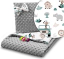 ОДЕЯЛО МИНКИ 75х100 см КОМПЛЕКТ ОДЕЖДА + ПОДУШКИ BABYMAM