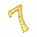 GERDA Номер 7 самоклеящаяся 5 см золото