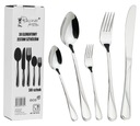 Набор из 30 предметов. Набор столовых приборов ложка, вилка, нож, ложка, вилка.
