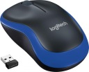 Беспроводная оптическая компьютерная мышь для ноутбука LOGITECH M185 BLUE
