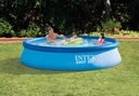 Садовый расширительный бассейн Intex с насосом, круглый, 366х76, надувные игрушки