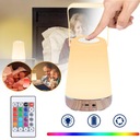 LAMPKA NOCNA DOTYKOWA Z PILOTEM, ŚCIEMNIANA, 13 KOLORÓW, PREZENT DLA DZIECI