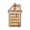 Vianočný adventný kalendár, sviatočná dekorácia, drevený Kód výrobcu flameey-58033838