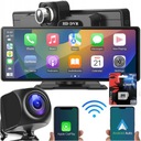 RADIO STACJA MULTIMEDIALNA MONITOR APPLE CARPLAY ANDROID AUTO DVR 2 KAMERY