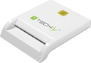 Кардридер Techly Smart Card USB 2.0 белый