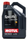 МОТОРНОЕ МАСЛО MOTUL SPECIFIC 5л 0W20 VW 508.00-509.00