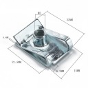 50 SZT. CLAMPS FASTENERS DO MOTORCYCLES ZE STEEL MANGANOWEJ - SILVER  photo 11
