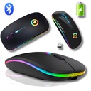 ТИХАЯ ЛЕГКАЯ БЕСПРОВОДНАЯ МЫШЬ ДЛЯ НОУТБУКА С RGB-ПОДСВЕТКОЙ ДЛЯ ШКОЛЬНОЙ РАБОТЫ